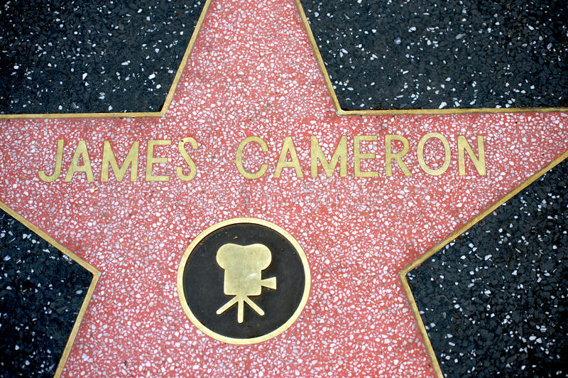 Etoile de James Cameron, sur Hollywood Boulevard