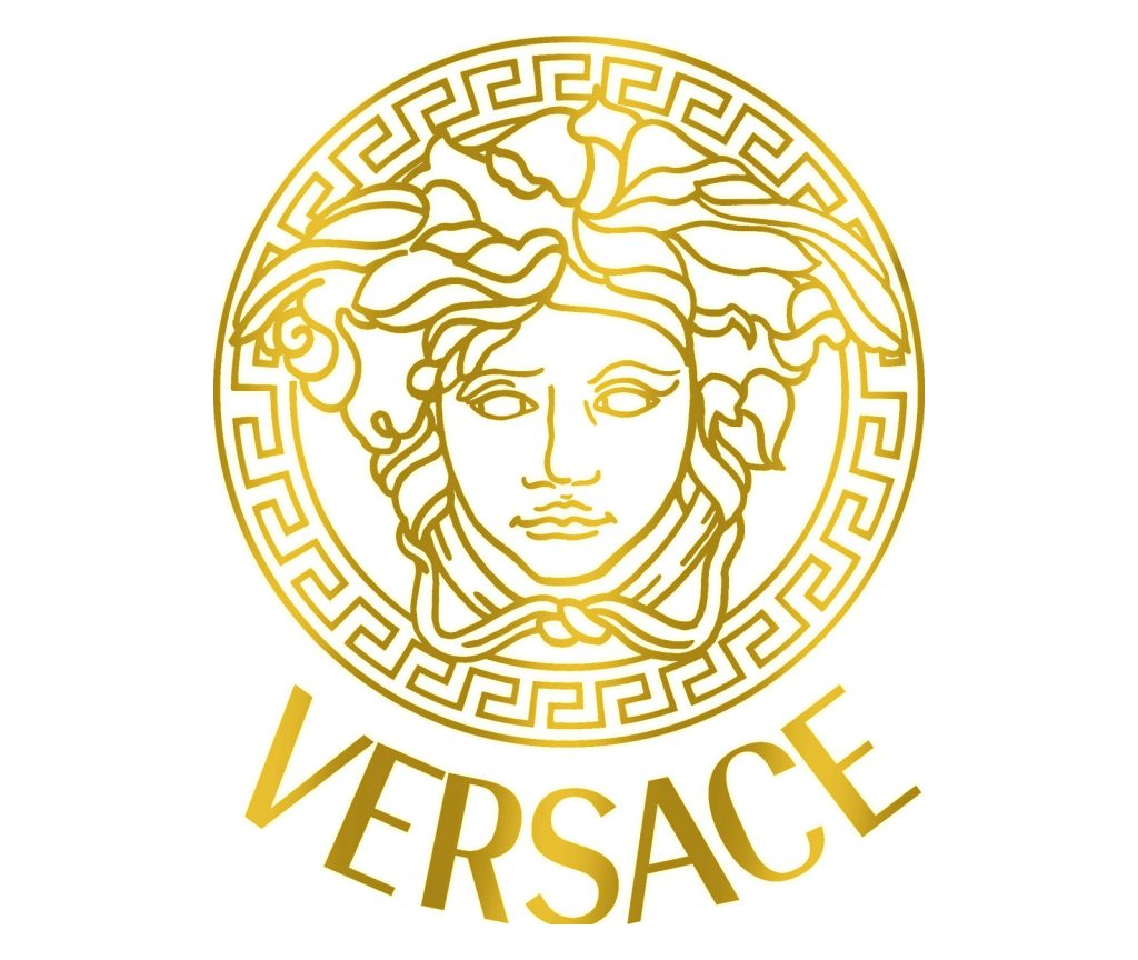 La méduse de Versace faisant référence aux frises grecques.