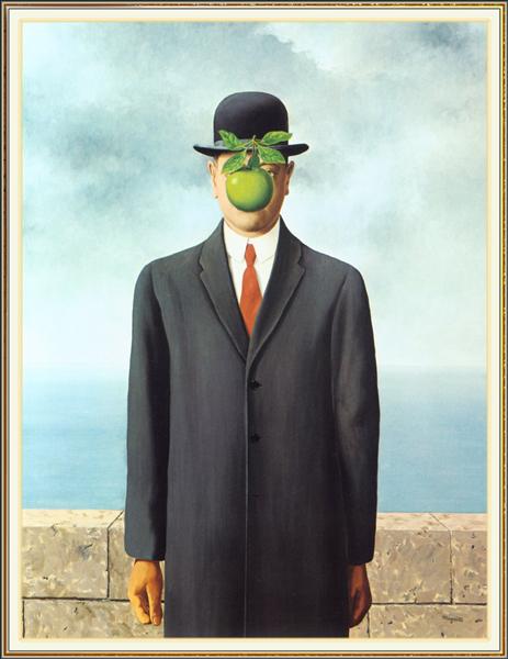 Tableau Le fils de l'homme de René Magritte